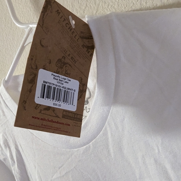 MLS Authentic Mitchell & Ness Real Salt Lake Soccer Shirt New With Tag NWT Small - Picture 5 of 7